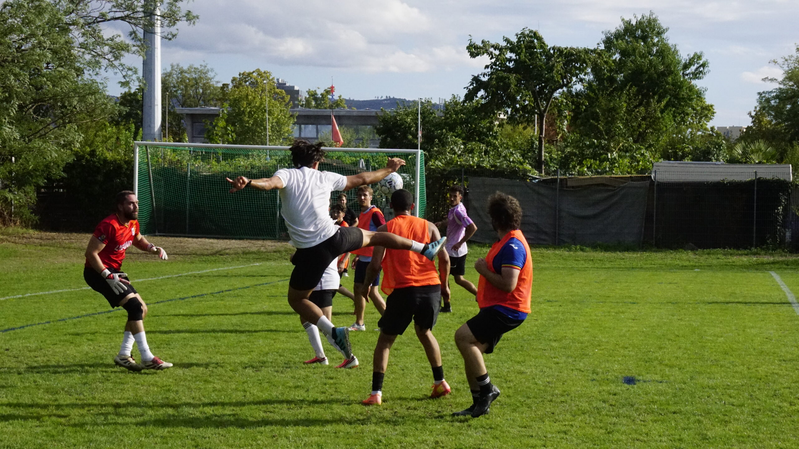 Football 7 action from Seven League Basel