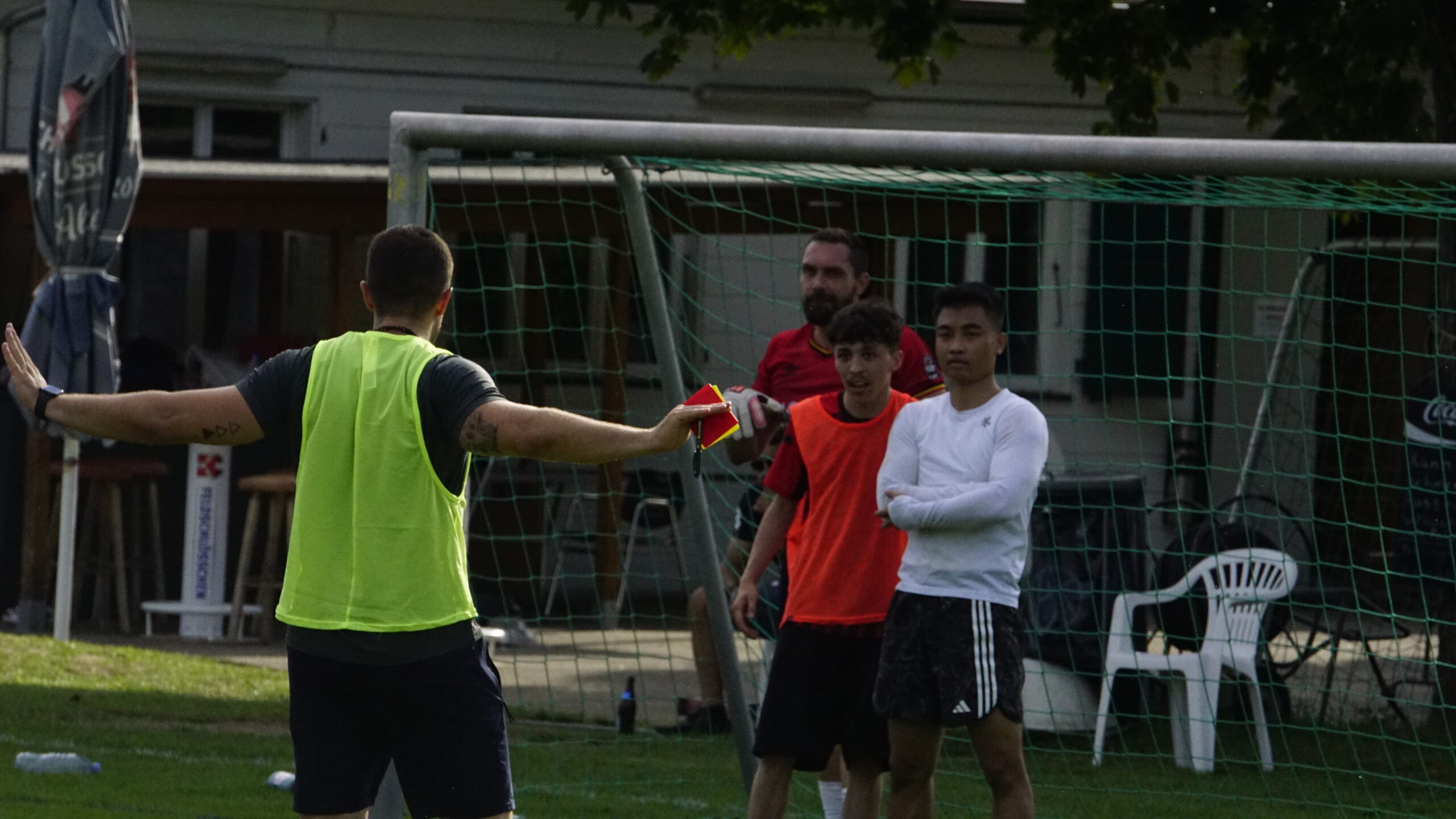 Seven League News | Football in Basel Referee during the Summer Cup